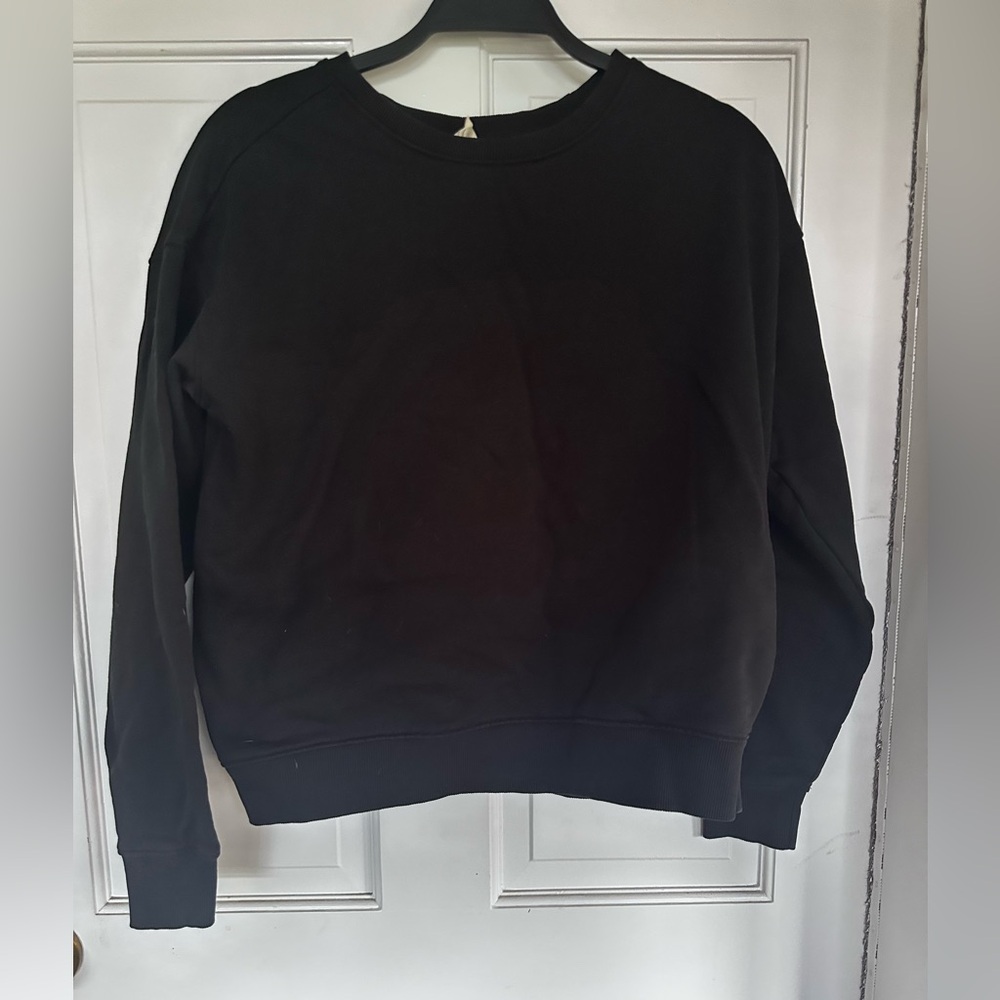 Pact Black Crewneck Sweatshirt
